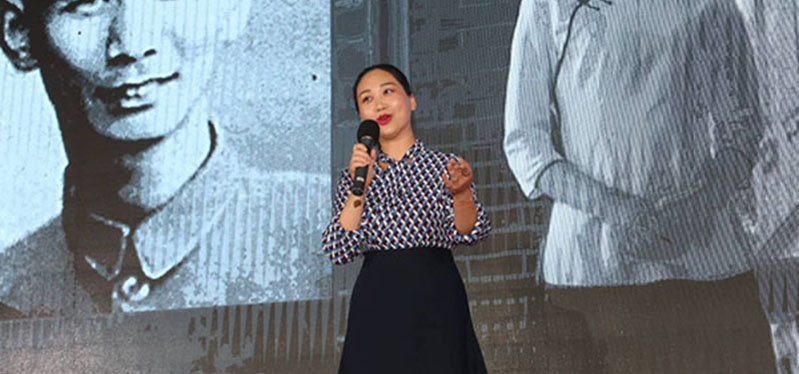 南京雨花台烈士纪念馆讲解员郭琦现场演讲《永不凋谢的丁香花》